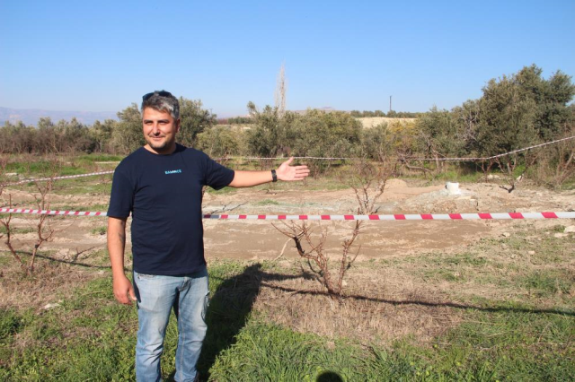 Mersin'de bahçesinde su arayan çiftçi gaz buldu