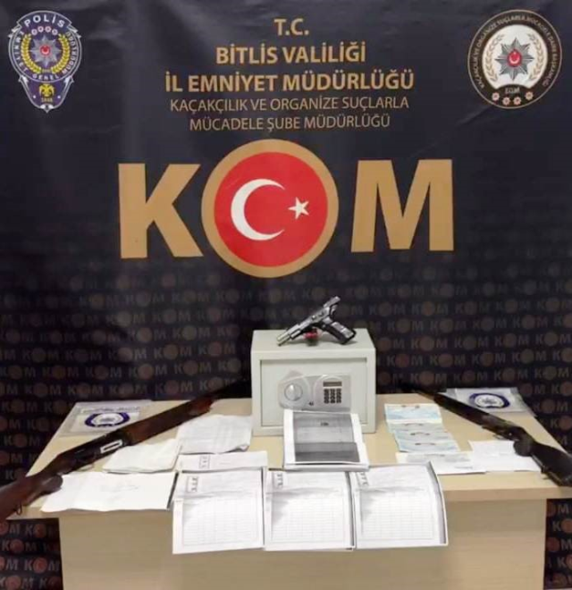 Bitlis'te tefecilik operasyonunda 48 şüpheli gözaltına alındı