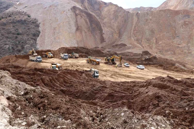 Erzincan'da maden ocağındaki heyelan anına ait yeni görüntü ortaya çıktı