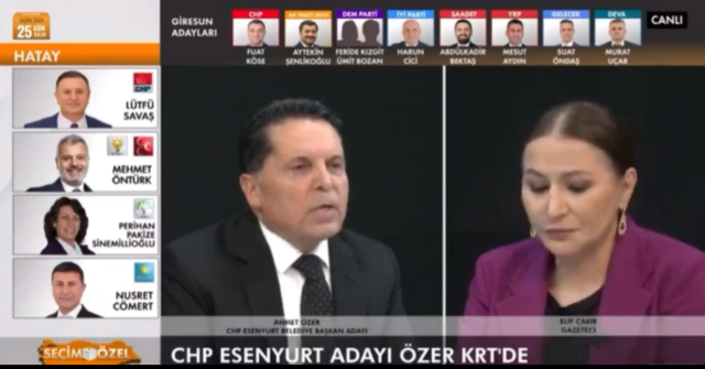 CHP'nin Esenyurt adayı Ahmet Özer: Kent uzlaşısının adayı olarak ortaya çıktım, DEM Parti bu ülkenin barışı için teminattır