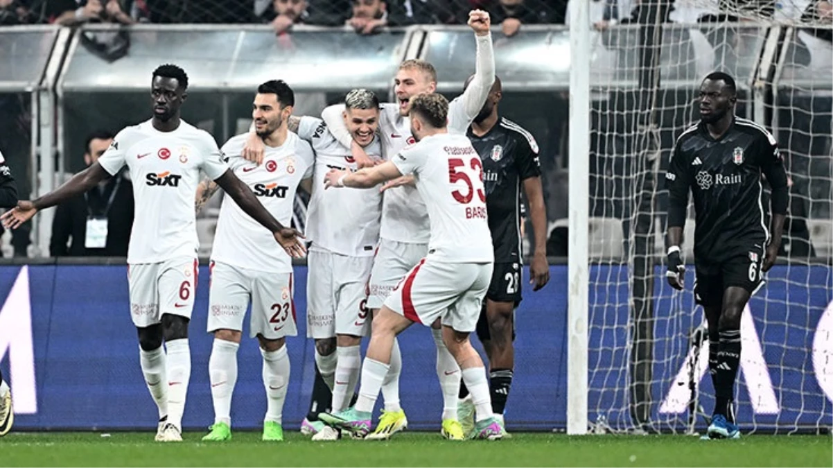 Aslan durdurulamıyor! Galatasaray, Beşiktaş'ı deplasmanda devirdi