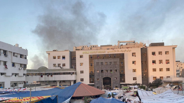 İsrail ordusu, Şifa Hastanesi'ndeki bir binayı havaya uçurdu