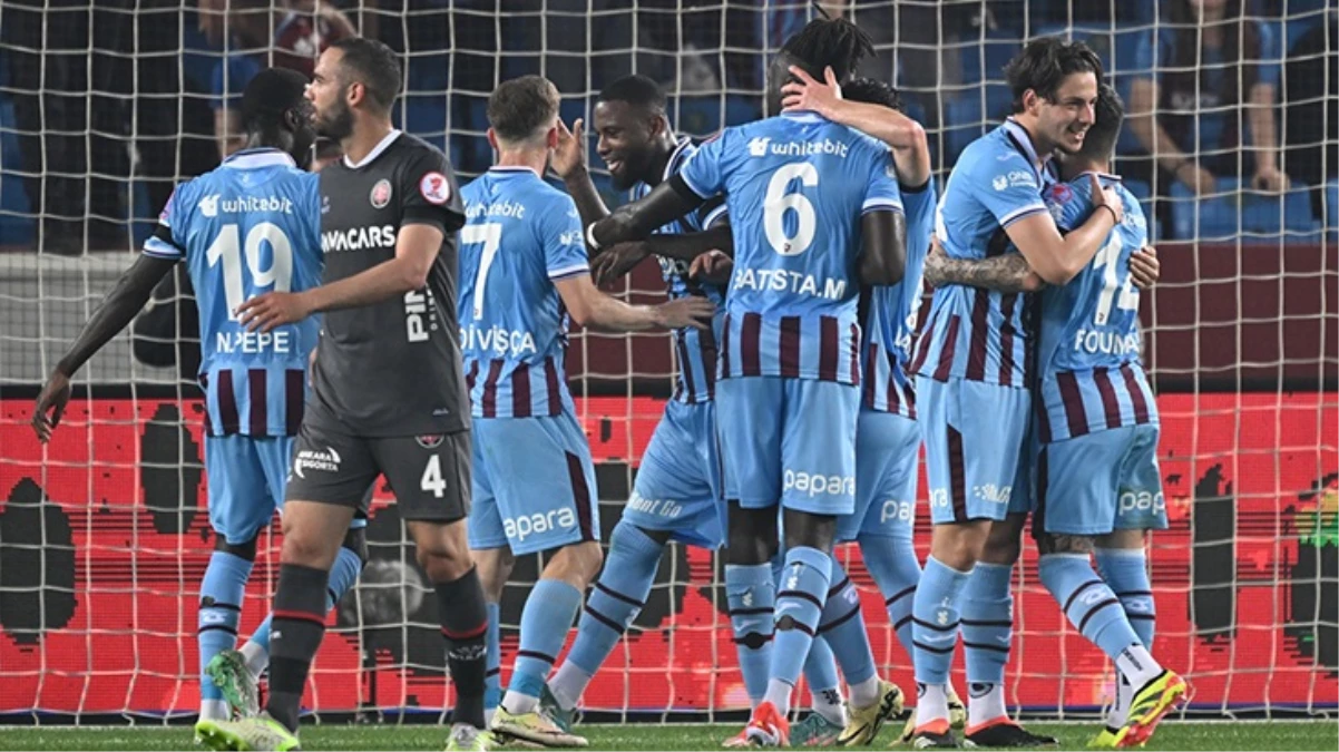 Trabzonspor, Türkiye Kupası yarı finalinde Fatih Karagümrük'ü yendi