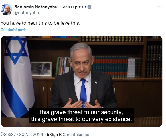 Tutuklanma korkusu saran Netanyahu, yayınladığı videoyla resmen yalvardı